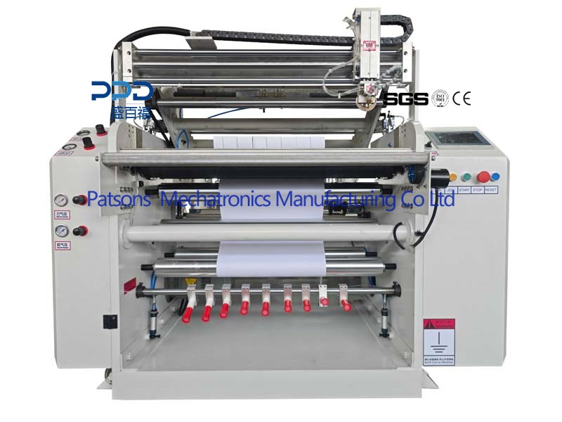 Cash Register Paper Roll Slitter With AutoTail Cutting&Gluing